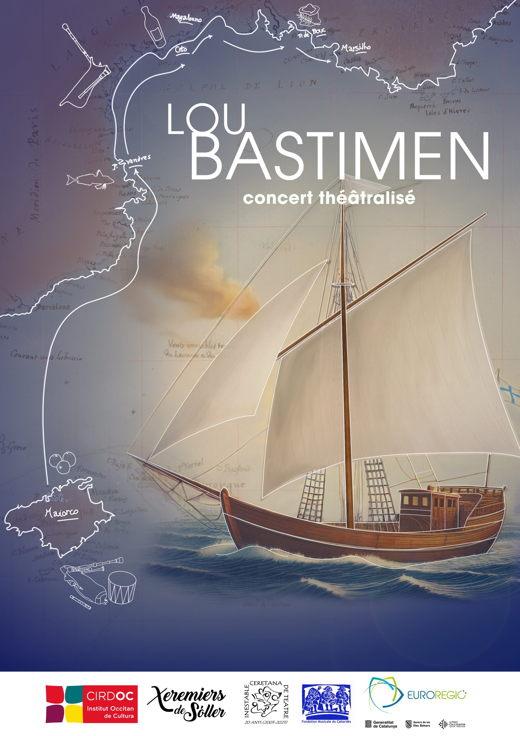 Affiche cr&eacute;ation Lou Bastimen
